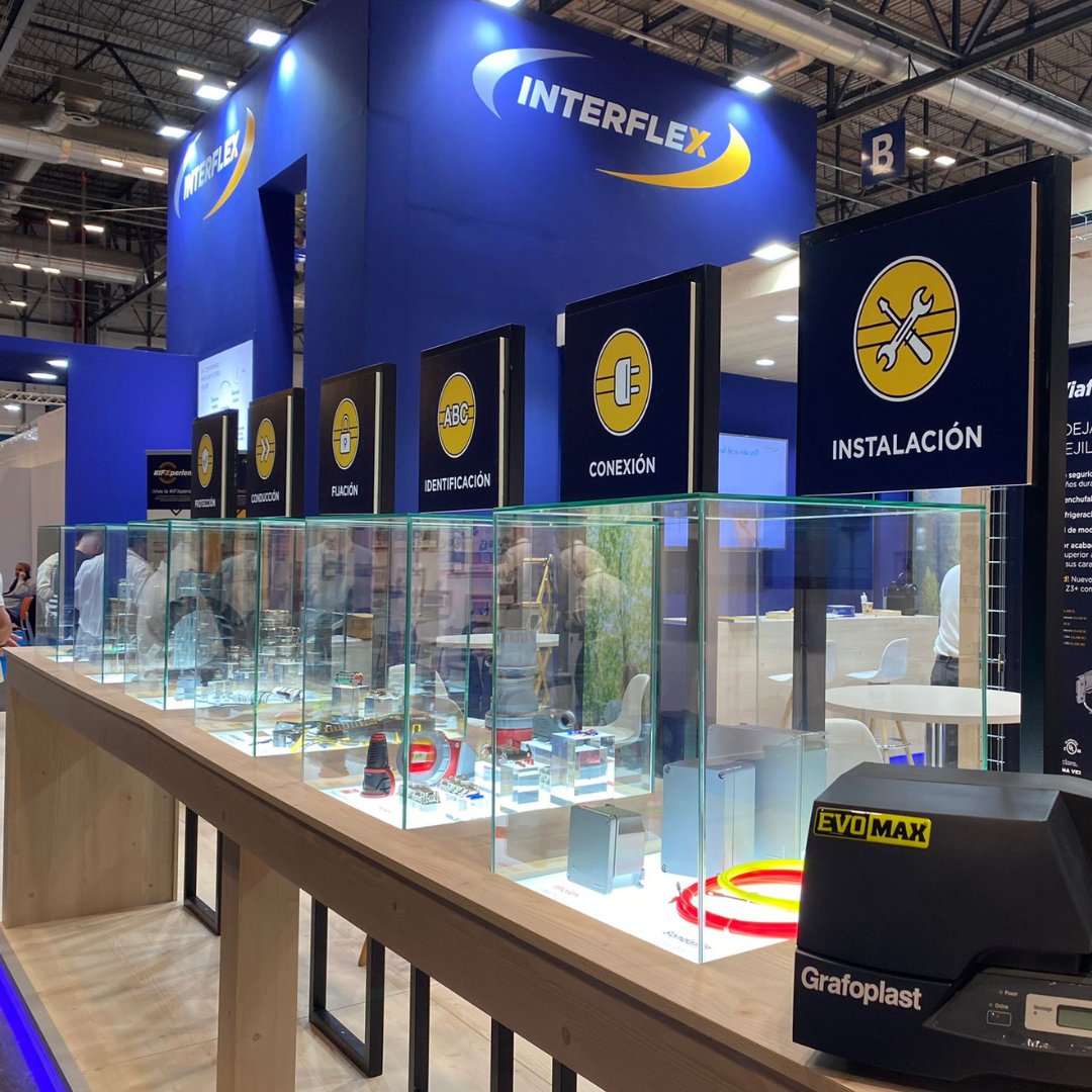 INTERFLEX_SL's tweet image. ¡Te esperamos en nuestro stand de @Matelec_ A16 del Pabellón 6!
Ven a descubrir nuestra nueva identidad y una línea de branding totalmente renovada que te sorprenderá. 🚀 Estamos listos para mostrarte una imagen fresca, moderna y cargada de innovaciones pensadas para ti.