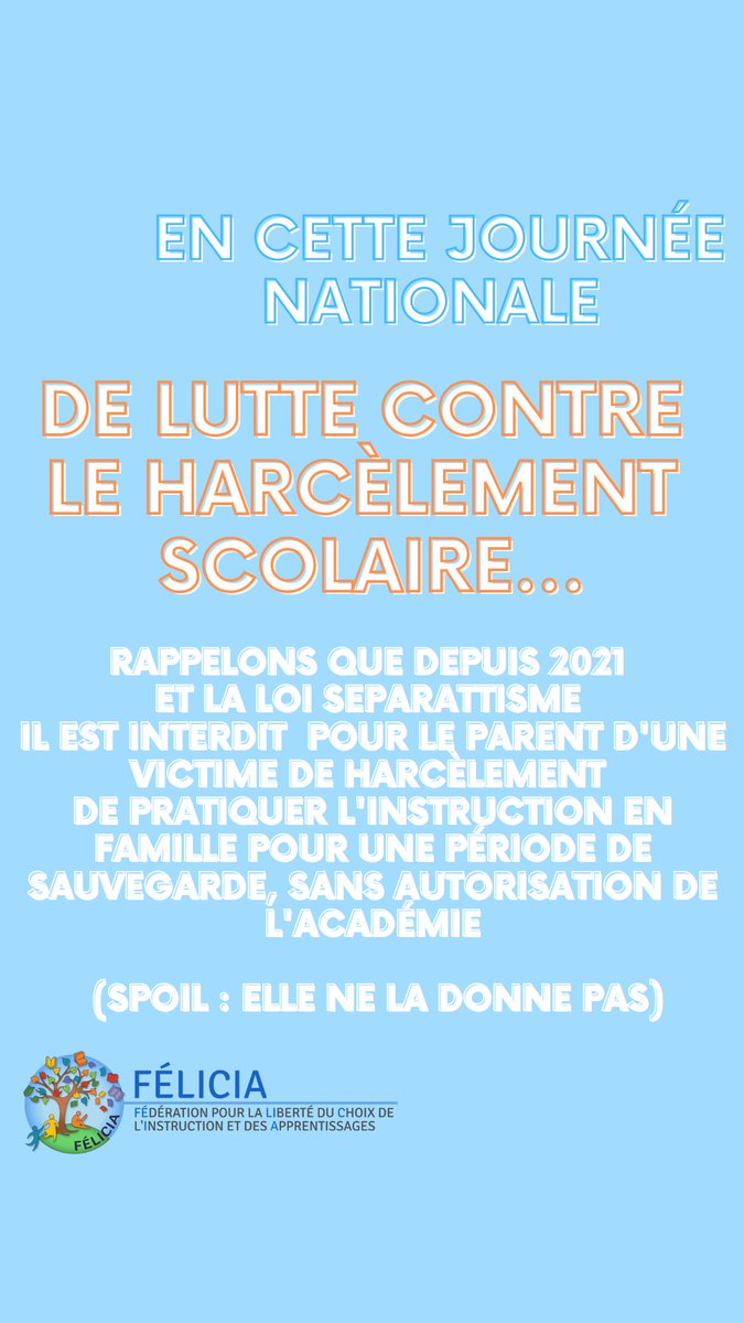 #harcelement #harcelementscolaire  en cette journée de lutte, petite piqûre de réalité des faits