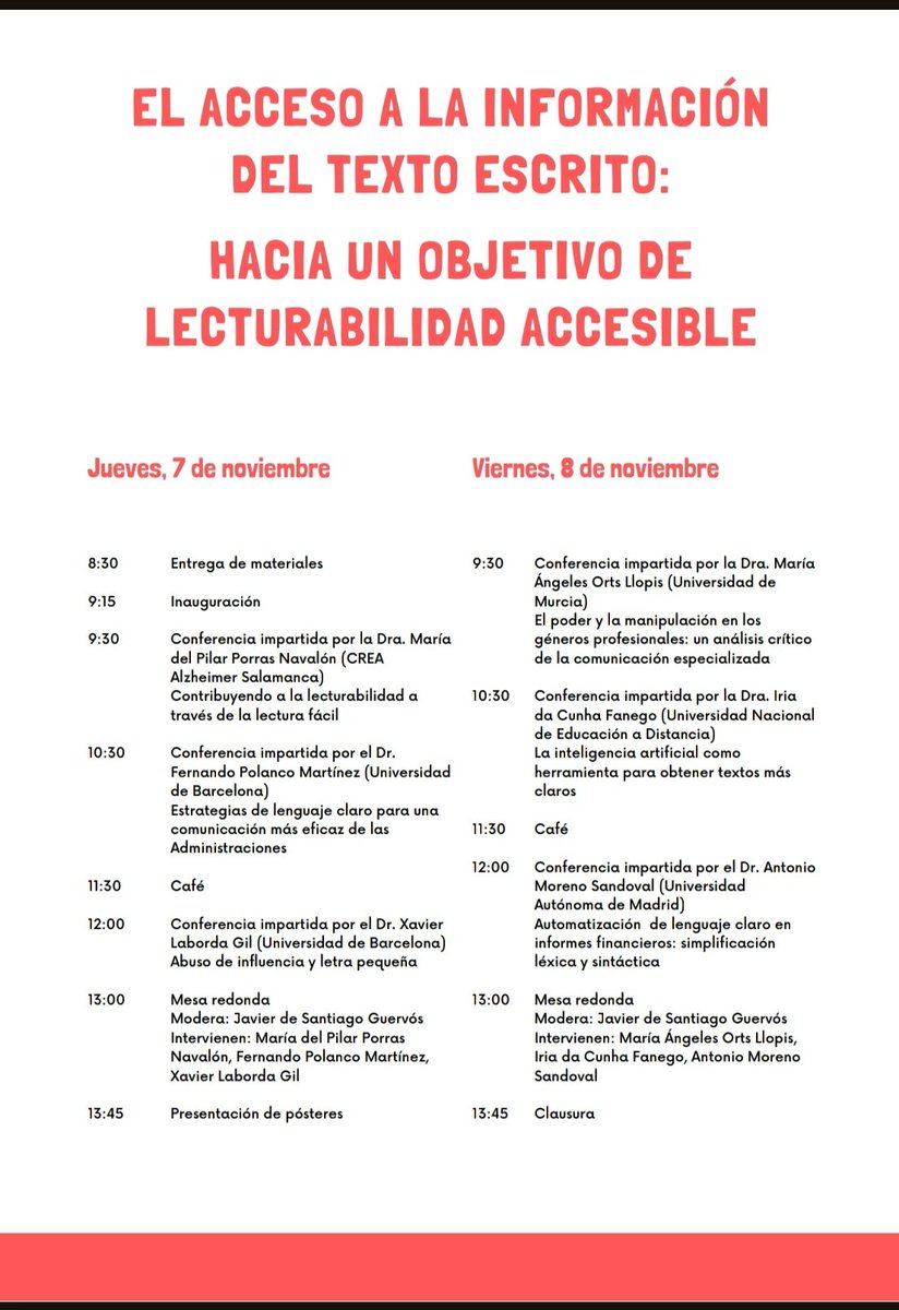 cieusales's tweet photo. Hoy comienzan en el CIEUSAL las jornadas «El acceso a la información del texto escrito: hacia un objetivo de lecturabilidad accesible» https://t.co/AY8Qi0LOEy