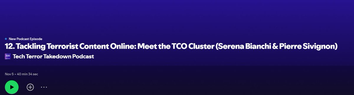 ALLIES_EU's tweet photo. 🚨 PODCAST ALERT 🚨

Excited to join #TechTerrorTakedown by @techvsterrorism, that hosted #ALLIES and #FRISCO to discuss how #EU projects support #HSPs in handling #terroristcontent and #TCORegulation compliance.

🎧 Listen: https://t.co/vLxztka55A

#TCO #Podcast https://t.co/HbzxEYqQ1j