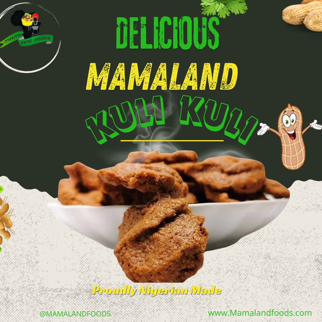 MamalandFoods's tweet photo. Ever had that one snack that just couldn’t wait?

Try out our Nigerian Made mamaland kuli kuli a perfect snack for any day any time!
Shop now!
Etsy:https://t.co/LhZPHnyIJV
eBay:https://t.co/YqoEKwCF6Z

#Mamaland #KuliKuli #SnackAttack 
#export #TooGoodToShare 
#export #MovieNight https://t.co/Z85qnxHEE3