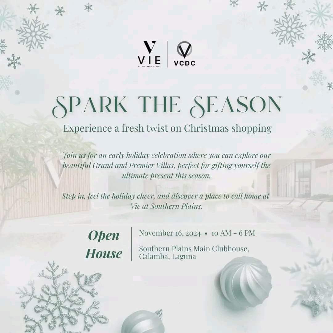 neilv168's tweet photo. Embrace the spirit of the season with an exclusive early holiday celebration by joining us on November 16, 2024, at the Southern Plains Main Clubhouse. Discover our Grand and Premier Villas, the ultimate indulgence for those who appreciate the finer things in life. https://t.co/IyiS3vWabd