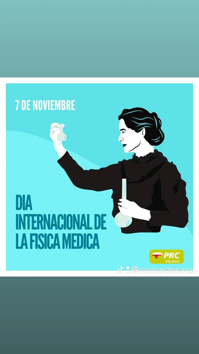 #DiaInternacionalFisicaMedica #MarieCurie #7deNoviembre
