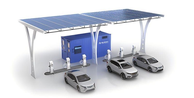 ElectricBeeBee's tweet photo. Solar-Powered Charging Stations for Electric Vehicles. https://t.co/NekC1IAFGu https://t.co/klbP0fsIAy