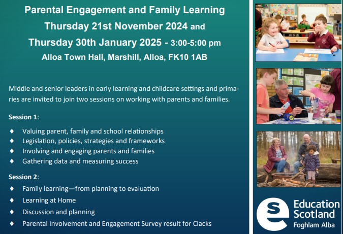 Calling all senior and middle leaders, your are invited to join two sessions on working with parents and families.    Available to book on CPD Manager.

We look forward to you joining us. 
#ParentalInvolvementEngagement #FamilyLearing #LearningAtHome