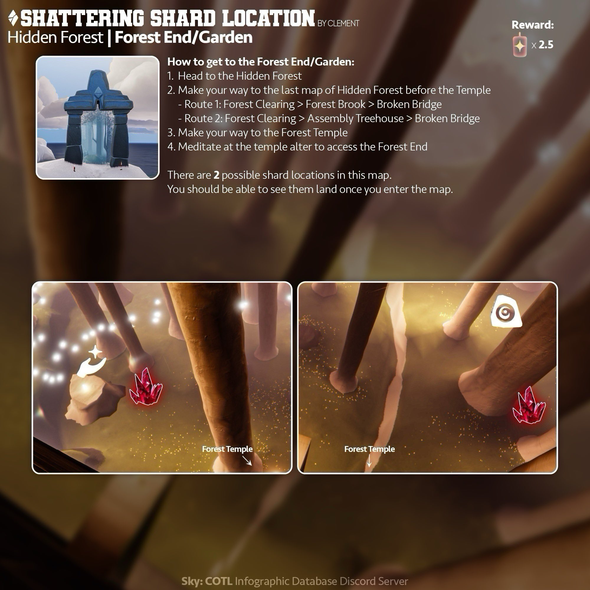 Sky Infographic Database on X: “The Shattering Shards will land in 
