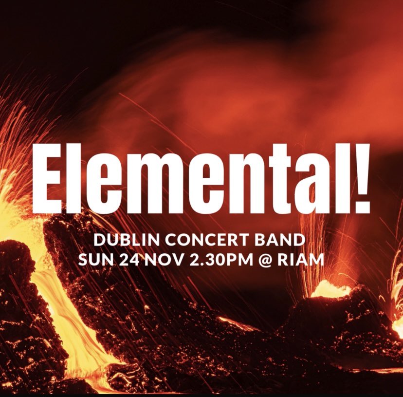 Just over two weeks to go to our concert in RIAM. Get your tickets now to hear some wonderful original wind band music, which will include a number of Irish premieres.

riam.ie/whats-on/dubli…

<a href="/RIAMDublin/">RIAMDublin</a>