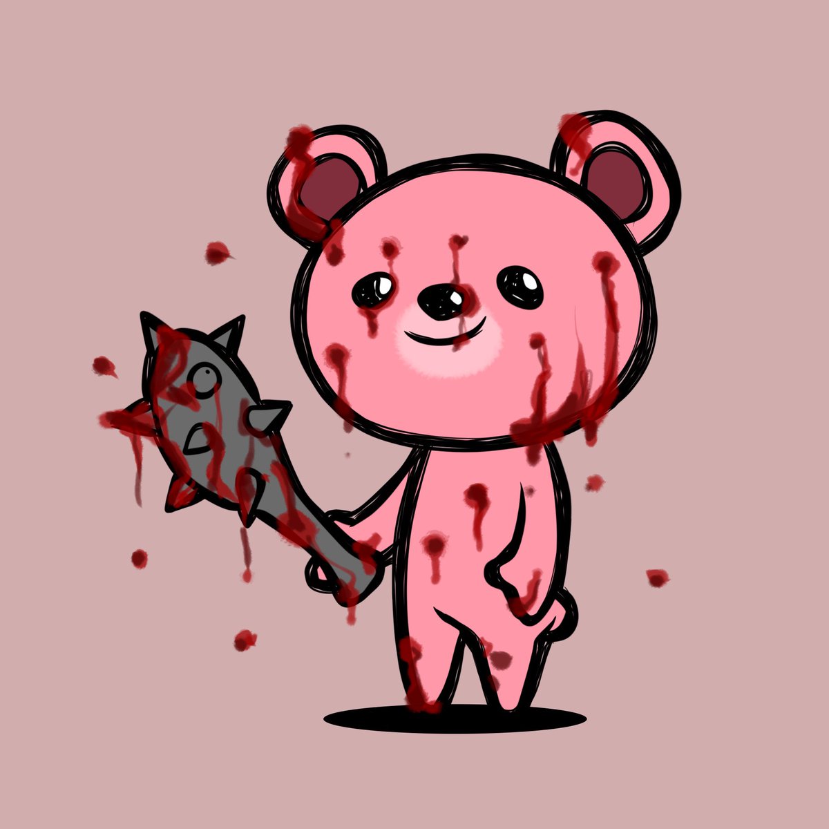 the_Roundpeople's tweet image. ありがとうございます。
早いもので殺熊は11/8で2歳の誕生日を迎えまず✨
売れ行き良くなくて落ち込んだり、やり切った感に陥ったり、右手骨折、ギックリ腰などで描けなかったりしましたが、信者の皆様や仲良くしてくれる仲間が居たからなんとかやってこれました！
皆様に感謝！ありがとうございます😂