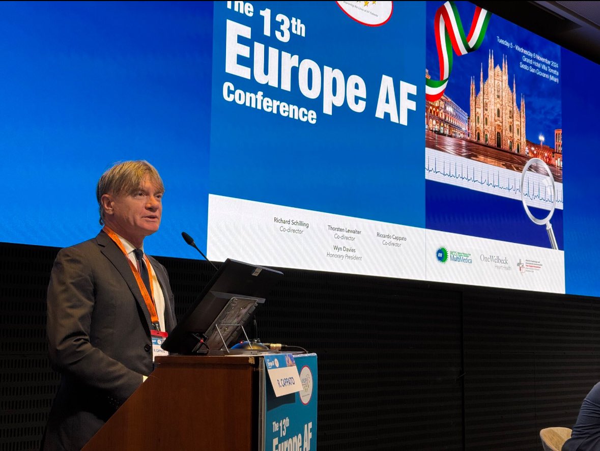 SilviaMagnani6's tweet image. Europe AF in Milan:
 latest discoveries in Atrial Fibrillation with high level international speakers.
Thanks to all!afib #cryo #PFA
#Multimedica #Europe_AF_2024 
Riccardo Cappatto @LewalterT  @Prof_Schilling @tomdepotter @ChristianHeeger @tondo_claudioMD @JosefKautzner