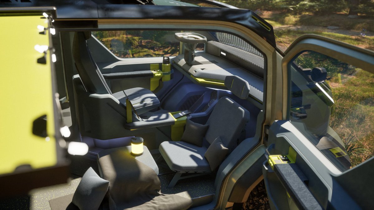 Kia_Worldwide's tweet photo. Maximize space and function with the PV5 WKNDR. 
Ready to serve you on a whole new level.

Now at the 2024 SEMA Show.

#Kia #SEMA #PV5 #MovementThatInspires

Concept and specially modified vehicles not for sale. https://t.co/cJ3l6TBGPH