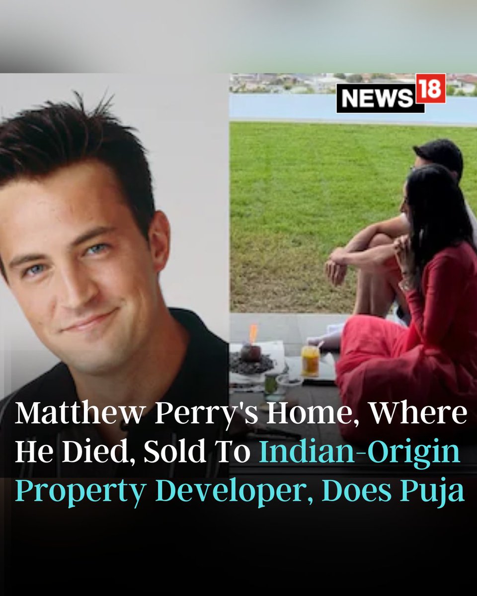 Ramchauhan79's tweet image. Friends star Matthew Perry’s former home in Pacific Palisades, where he passed away last year, has been bought by Anita Verma-Lallian, an Indian-origin real estate developer and film producer.

#IndianOriginWoman #MatthewPerryHouse #Death #HinduPuja 

news18.com/movies/matthew…