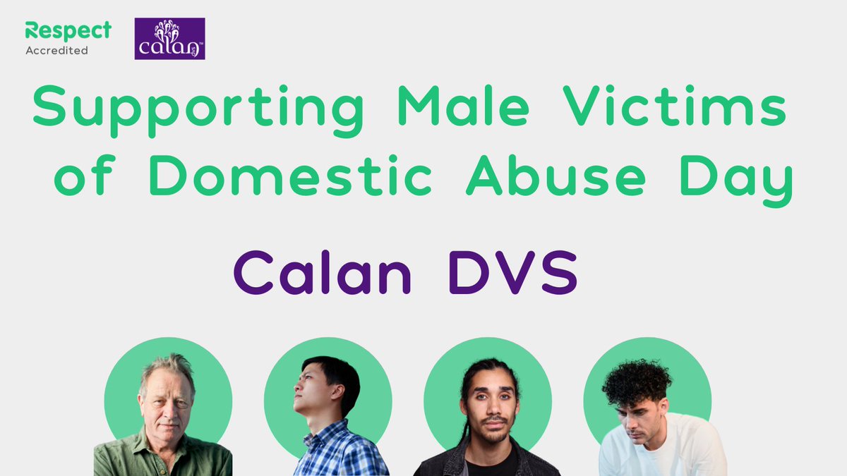 As part of Supporting Male Victims of Domestic Abuse Day, we are spotlighting our Respect Accredited Member, <a href="/CalanDVS/">Calan DVS</a>.    

#MenYouAreNotAlone