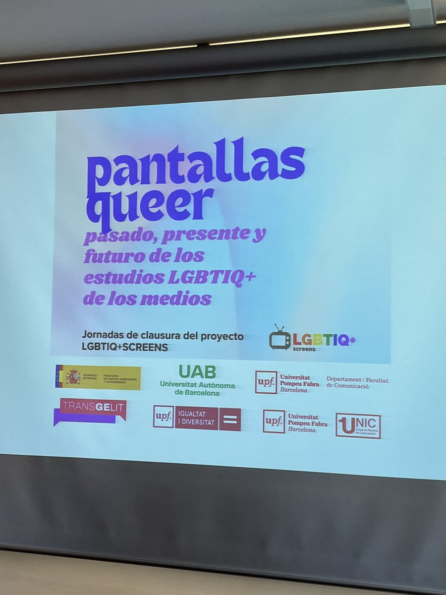 Estamos por dar inicio a nuestra jornada de clausura de Pantallas Queer: pasado, presente y futuro de los estudios #LGBTIQ+
