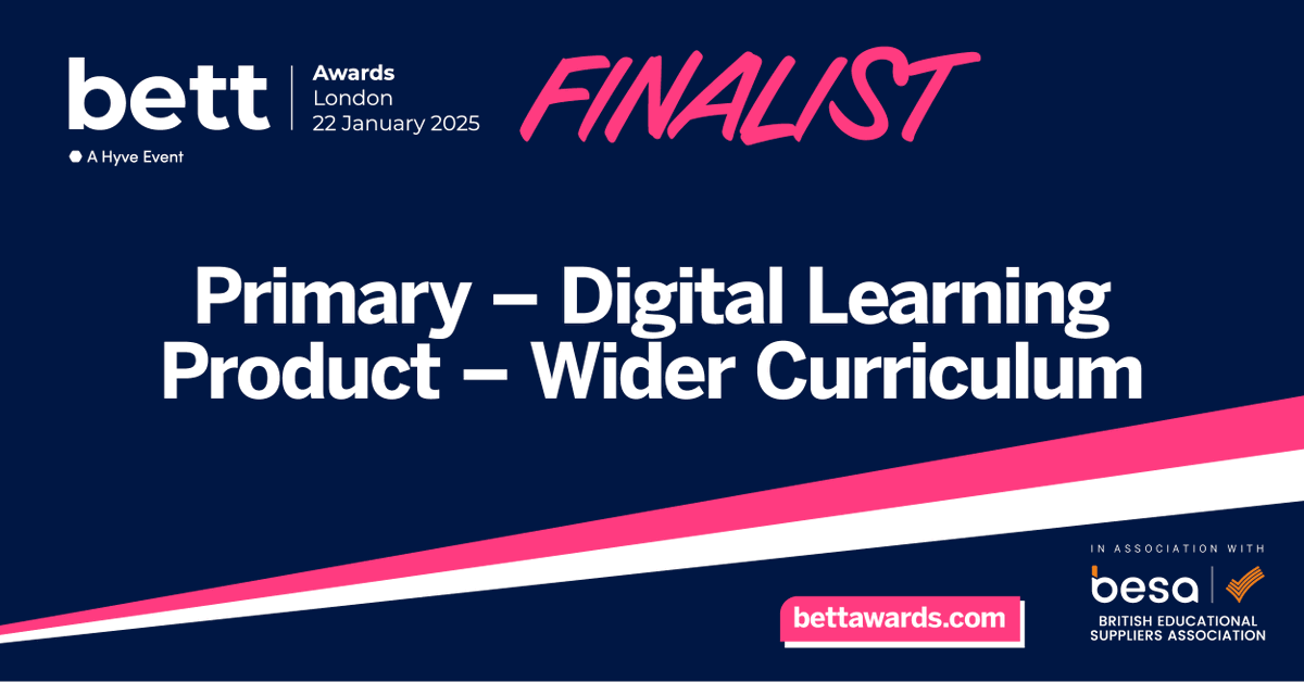 Thrilled to announce we've been shortlisted for another Bett award ⭐️⭐️
Hope to see some of you there in January!
#bettawards2025