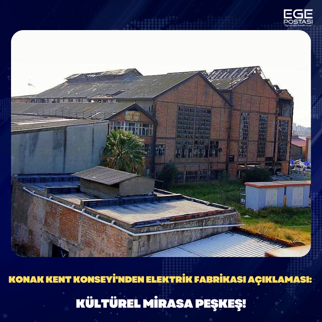 tr35comtr's tweet photo. Konak Kent Konseyi'nden Elektrik Fabrikası açıklaması: Kültürel mirasa peşkeş!

#izmir #sondakika #egepostası https://t.co/XZ5fSXLFOe