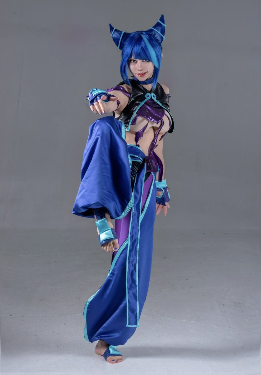 ジュリ／(3番：ブルー)コスプレ ストリートファイター6 #スト6