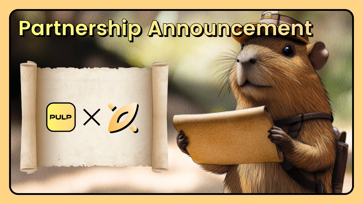Pulp_Finance's tweet photo. 📢Partnership Announcement!

@Pulp_Finance x @Kayak_Finance

Kayak Finance, the yield-focused liquidity hub, and Pulp Finance, the first $SCR Liquid Staking Layer, are teaming up to enhance the $SCR ecosystem on @Scroll_ZKP .

This collaboration accelerates innovation and explores new frontiers for $SCR liquidity & staking 🔥

Stay tuned for more exciting updates!
#SCR #Scroll