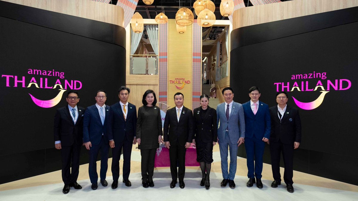 Tatnews_Org's tweet photo. 🇹🇭 Thailand dazzles at #WTM2024! Discover our sustainable tourism, cultural treasures, and vibrant local crafts. 🌍✨ #IgniteThailand
👉 PRESS RELEASE: https://t.co/HpL29EZJE2
#Thailand #TATNews #ThaiTravelNews #SoftPower #WTM https://t.co/KtyEImXGSq
