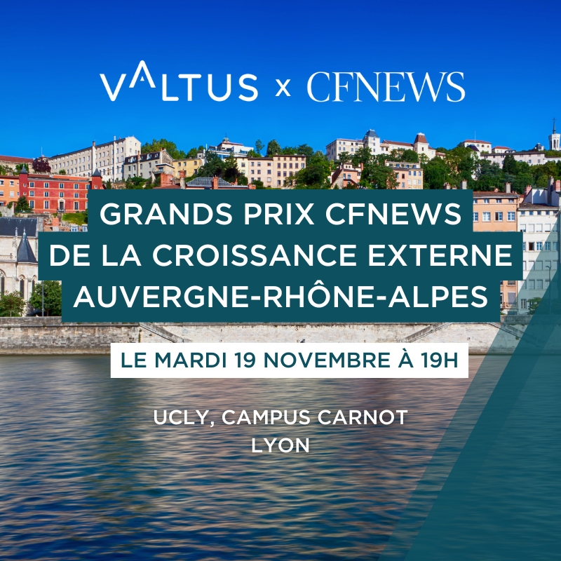ValtusT's tweet photo. [Partenariat📅 ] Valtus est partenaire de la 7e édition des Grands Prix CFNEWS de la #Croissance #Externe en @auvergnerhalpes qui se tiendra le 19 novembre à Lyon !

Rejoignez-nous 👉 https://t.co/YV4hsDcFHs https://t.co/cB2khR7m6a