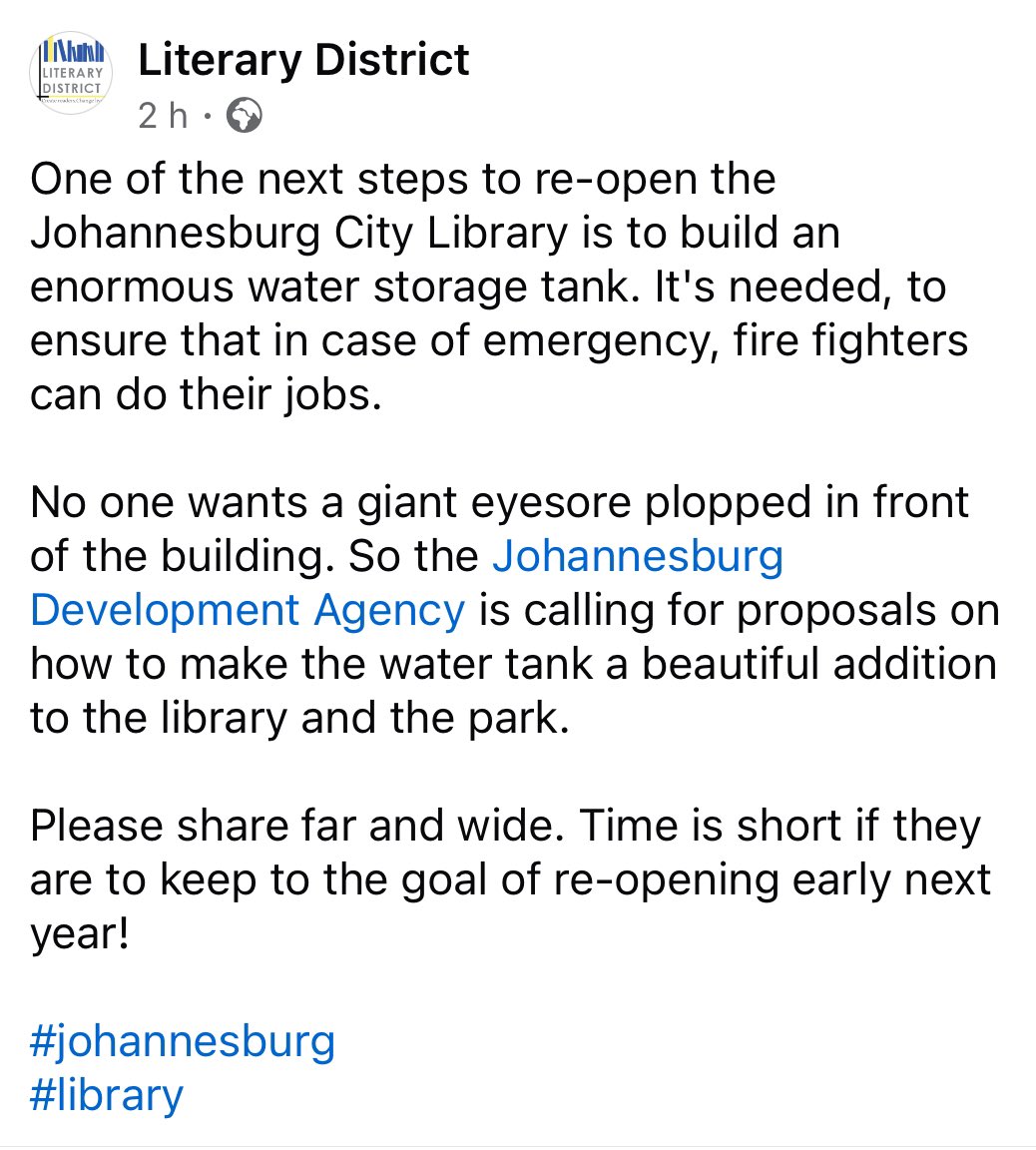 Johannesburg Inner City Partnership tweet media