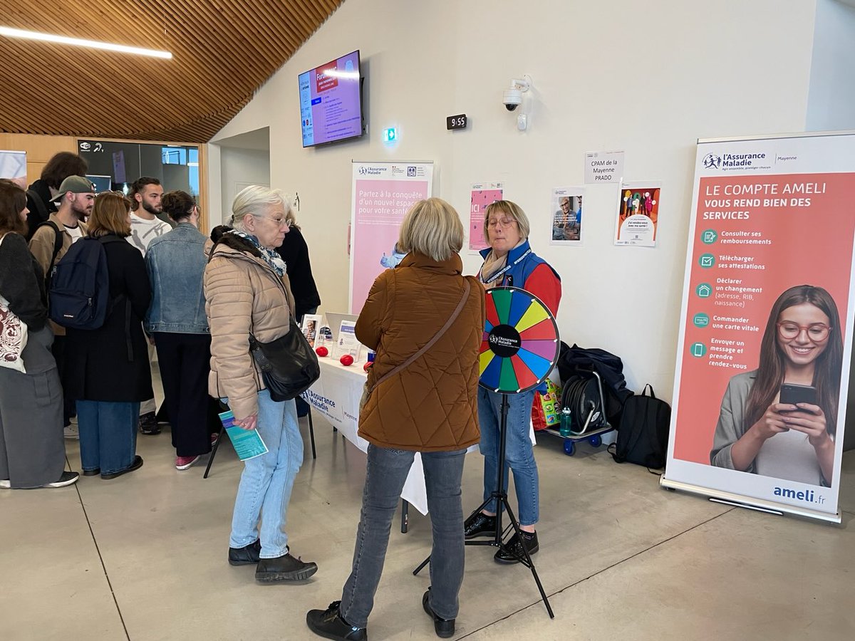 FORUM AVC : venez échanger avec les professionnels de santé, associations et partenaires. 
Stands, ateliers et conférences 
📍Ce jeudi 7 novembre, jusqu'à 16h
A l'Espace Mayenne