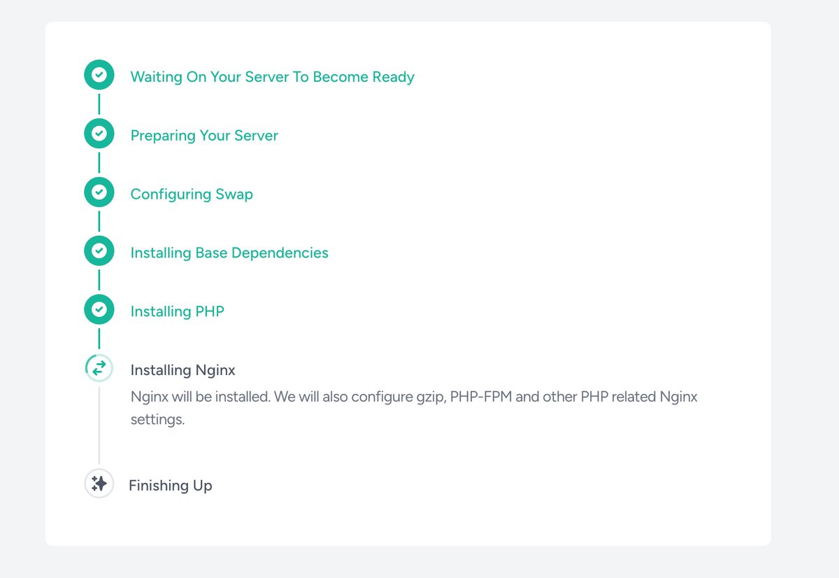 koraysadiklar's tweet image. Laravel Forge server&apos;ı hazır ediyor 🙂

#laravel #laravelforge