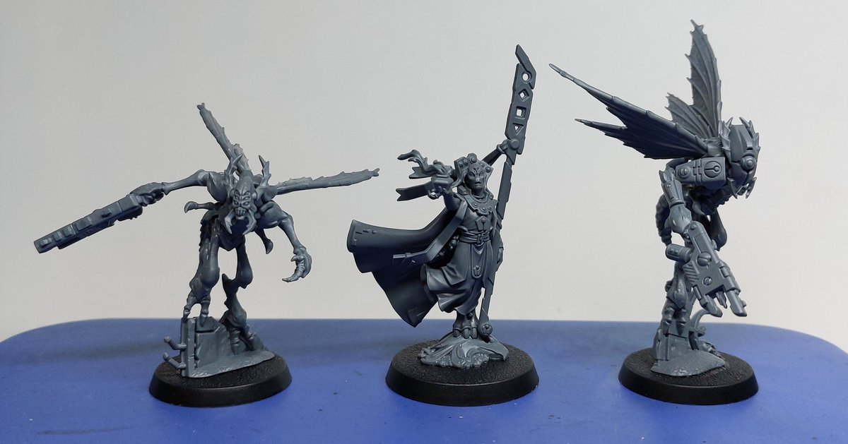 I've been missing painting more natural tones, so these friendly alien allies will be my weekend project! #tauempire #warhammer40k #killteam #PaintingWarhammer #WarhammerCommunity