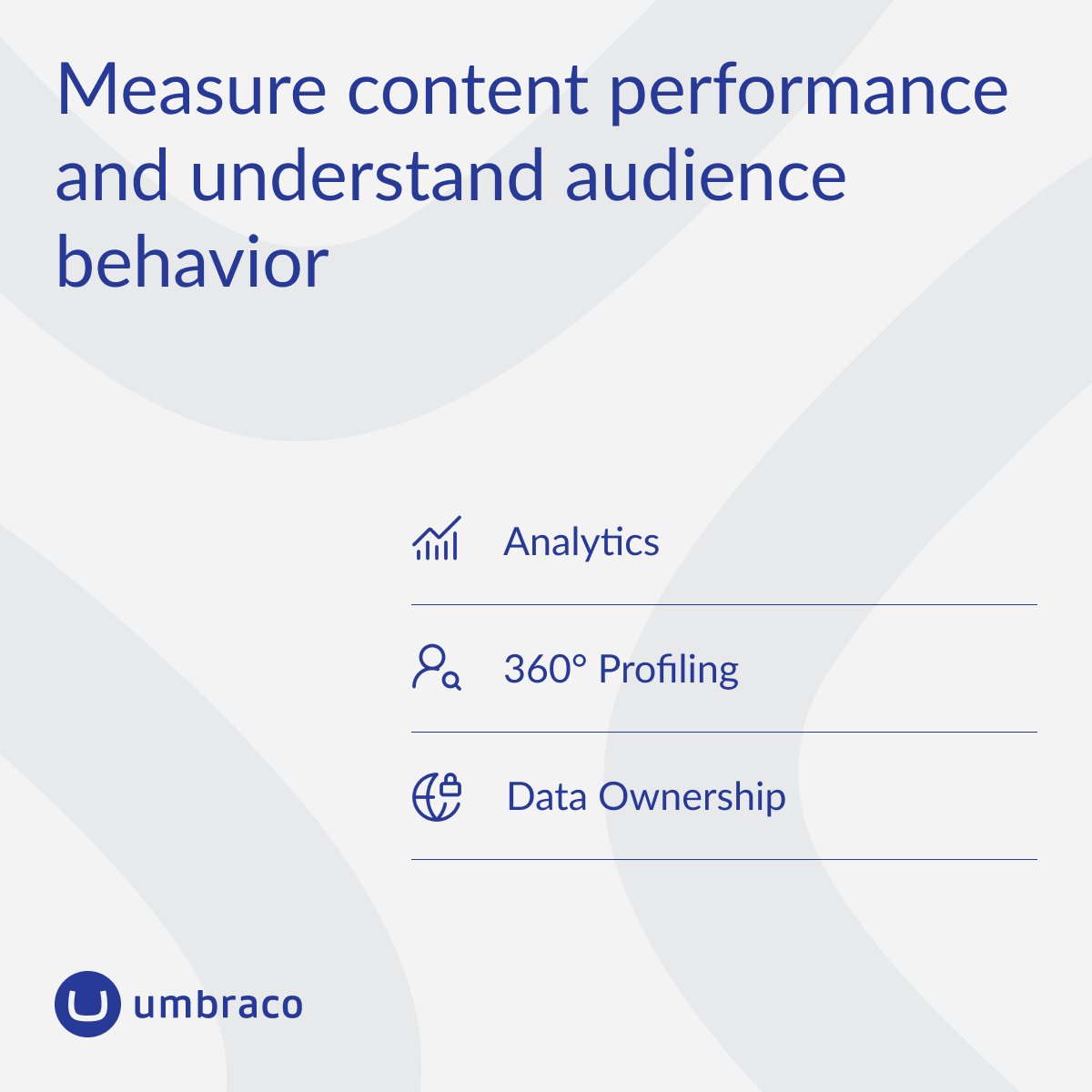 🚀 Introducing #Umbraco Engage – The complete solution for content optimization! 
Optimize every piece of content with analytics, A/B testing, personalization, &amp; in-app reporting - all in Umbraco CMS.
Ready to boost your content? 👉 umbra.co/x