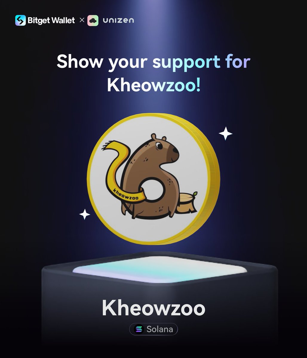 🌴 $Kheowzoo: Chinese zoo community for all players who are tired of pvp. 

Let’s show $Kheowzoo your support! 👊 @kheowZooFROMSOL

Show your support ❤️:

1️⃣ Trade $Kheowzoo on Bitget Wallet Swap
2️⃣ Transfer $Kheowzoo to #BitgetWallet
3️⃣ Like, comment, and share this post
Full