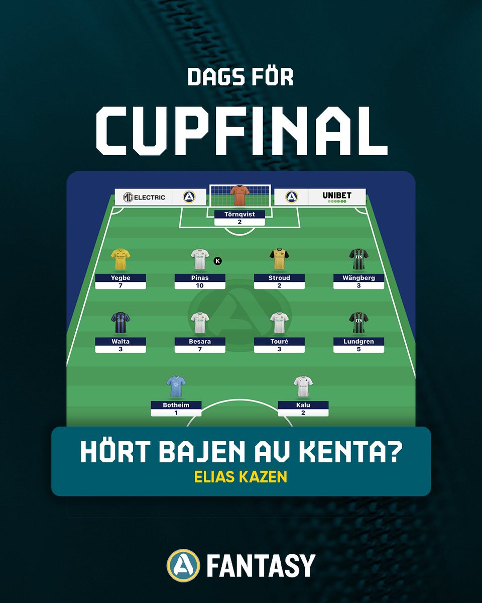 💪 Cupfinalen väntar!

Mattias Öhman, en av finalisterna, är nervös men har planen klar:

– Det finns risk för mycket rotation i ”givna” startelvor så det gäller att spela som man brukar och inte göra något förhastat, säger han.

Stort lycka till önskar vi båda finalisterna.