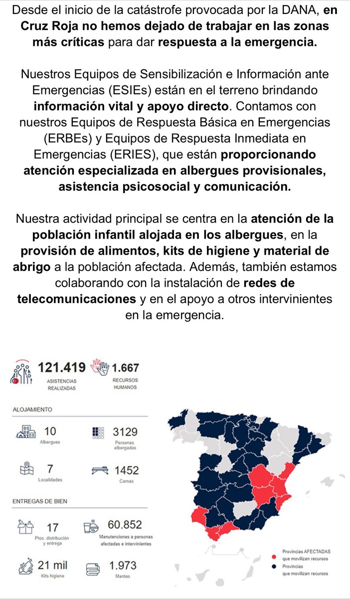 mamonte23's tweet photo. Buenos días como asociada de Cruz roja aquí pongo el@correo que me mandado⁦@CruzRojaEsp⁩con la cantidad de ayuda que se necesita?
nos quejamos@de personas como ⁦@Angel_gaitan_of⁩ e ⁦@navedelmisterio⁩ que están repartiendo casa por casa ,  os tomáis por tontos? https://t.co/lGpK6oDjnV