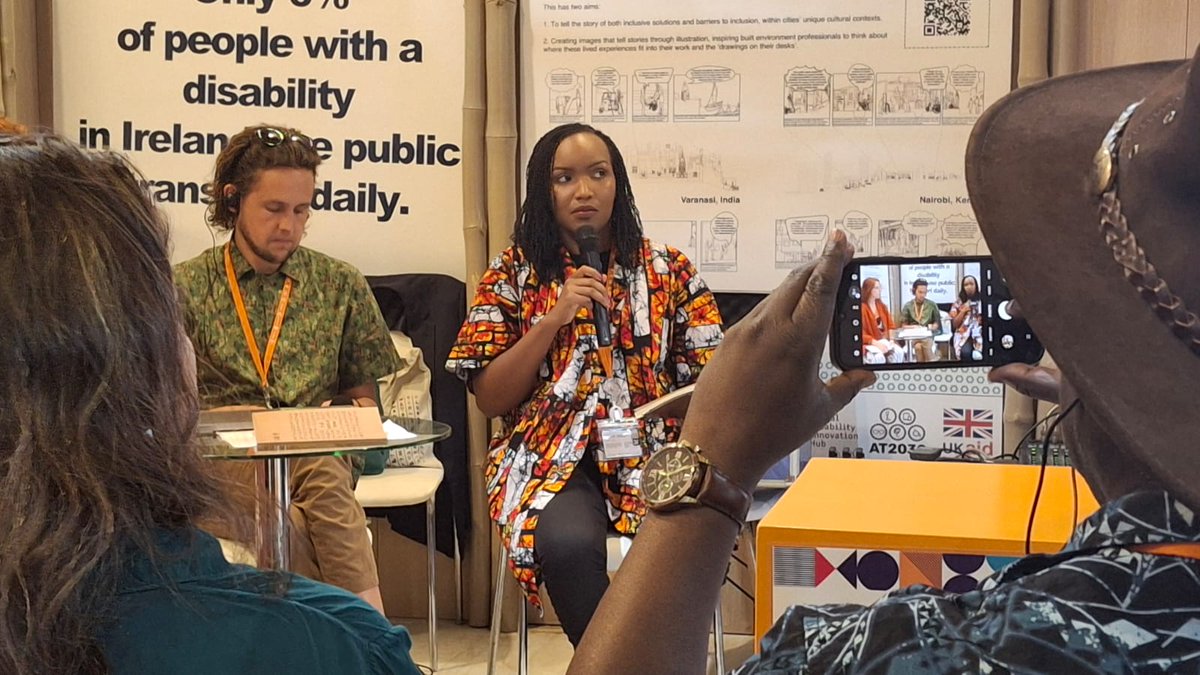 🚨 Happening Now! 🚨 The 3iF launch is underway at the Accessibility Pavilion at WUF12! Join us and our esteemed partners for this pivotal moment in sustainable urban infrastructure:

• Arch. <a href="/nyolette/">Florence Nyole</a>  (<a href="/Arch_KE/">Architectural Association of Kenya</a> )
• <a href="/JackCC_KE/">Jack CC</a>  (KDI)
• <a href="/mikaelapatrick/">Mikaela Patrick</a> (AT2030 &amp; <a href="/GDIHub/">Global Disability Innovation Hub 💜</a> )