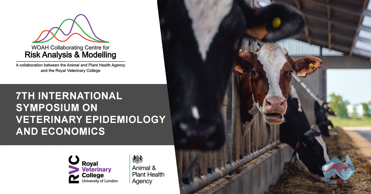 🇦🇺 The WOAH Collaborating Centre for Risk Analysis and Modelling is pleased to be supporting the #ISVEE17 conference. Look out for representatives from <a href="/APHAgovuk/">APHA</a> &amp; Lucy Brunton from the RVC presenting on Monday 11th November #WOAHCCRAM

➡️ Read more at: rvc.uk.com/isvee17