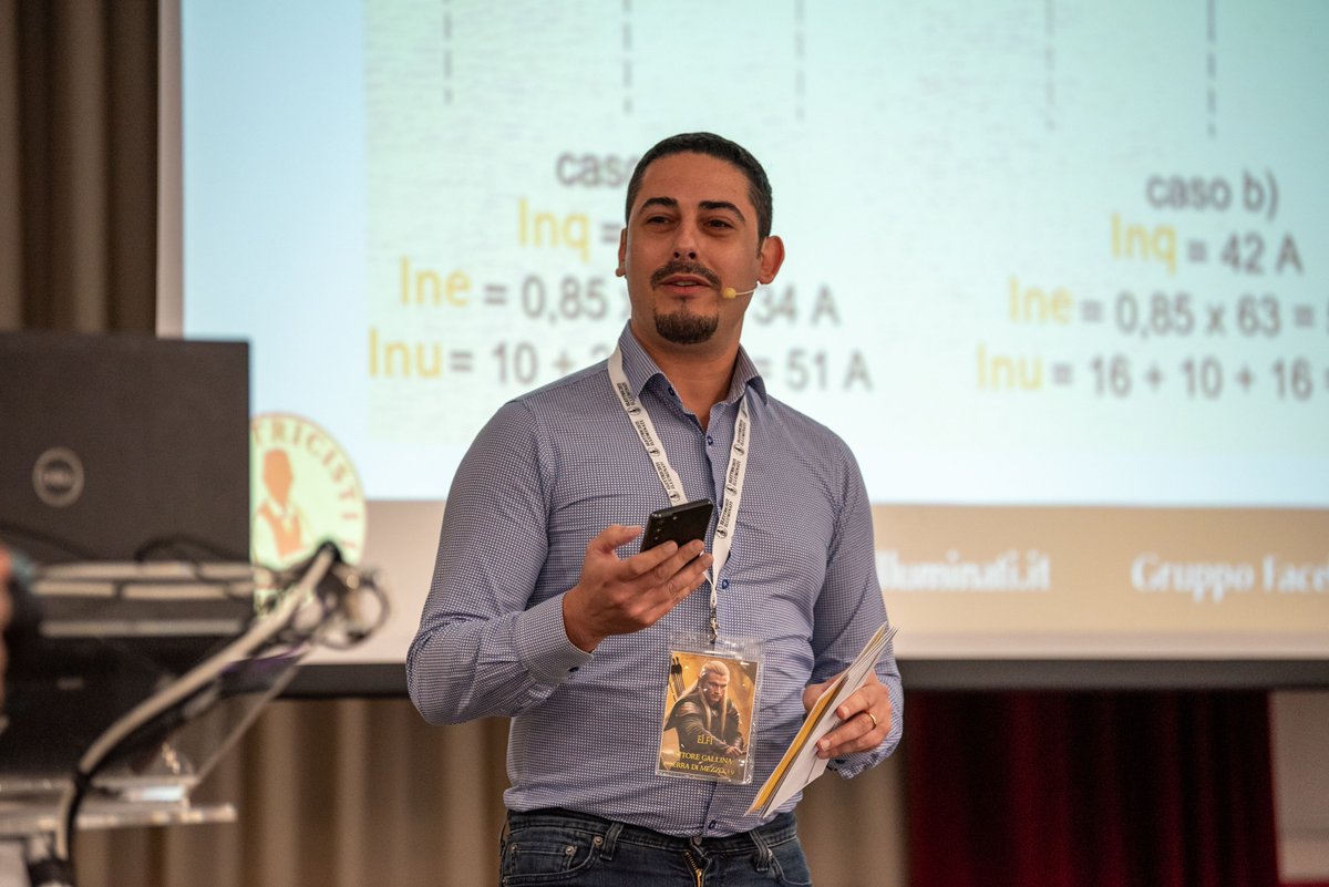 egal_net's tweet image. The official photos of the event #IlluminationDays2024 in which I presented with Alessio Piamonti the new calculation &quot;Protection of the cable from short circuit&quot;.
Bologna, October 11 and 12.

#EgalNet #ElectricalCalculations #IlluminationDays #ElettricistiIlluminati