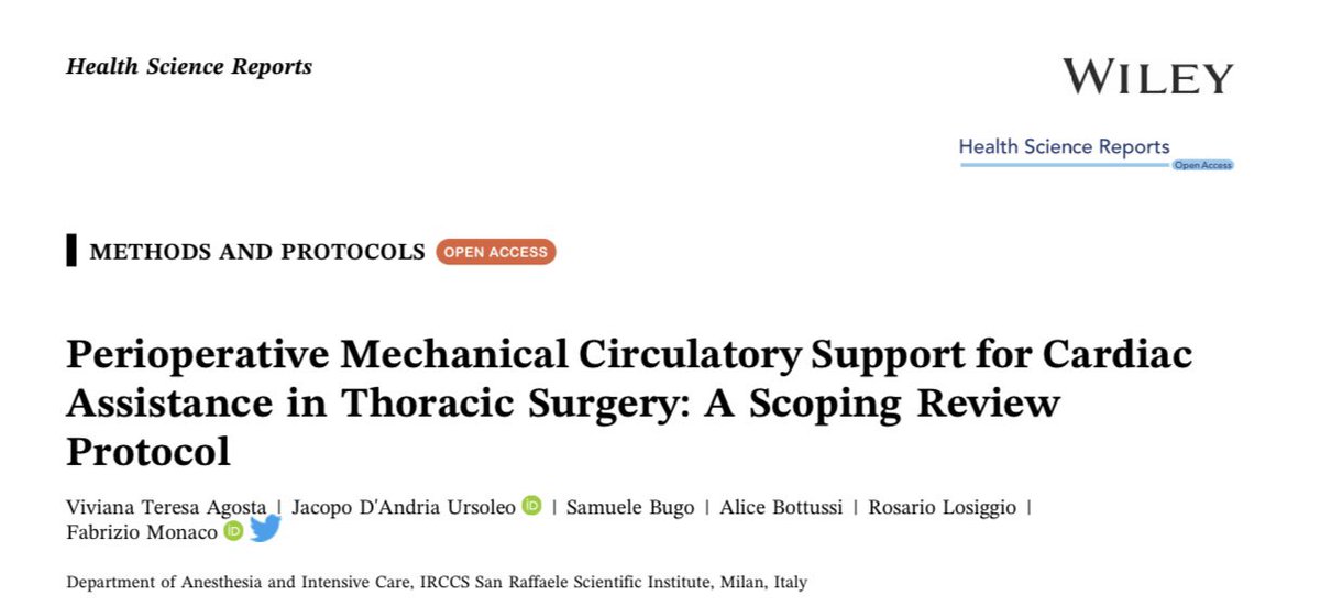 Happy to share our scoping review protocol! 

🫀 Beyond cardiac surgery! 

🩻 Can we make thoracic surgery feasible in patients with prohibitive cardiac risk?