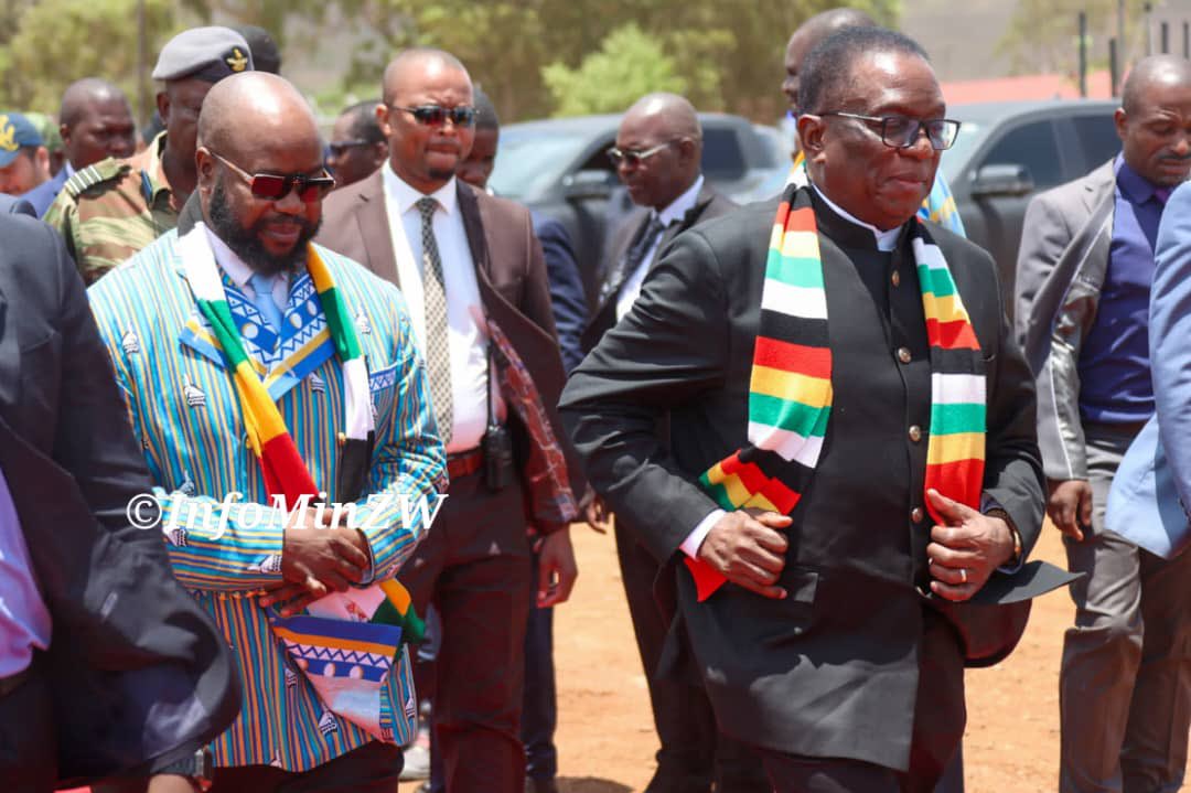 nickmangwana's tweet image. His Excellency President Mnangagwa has arrived at Magamba Vocational Training Centre for the Youth Empowerment Forum. 
#Vision2030