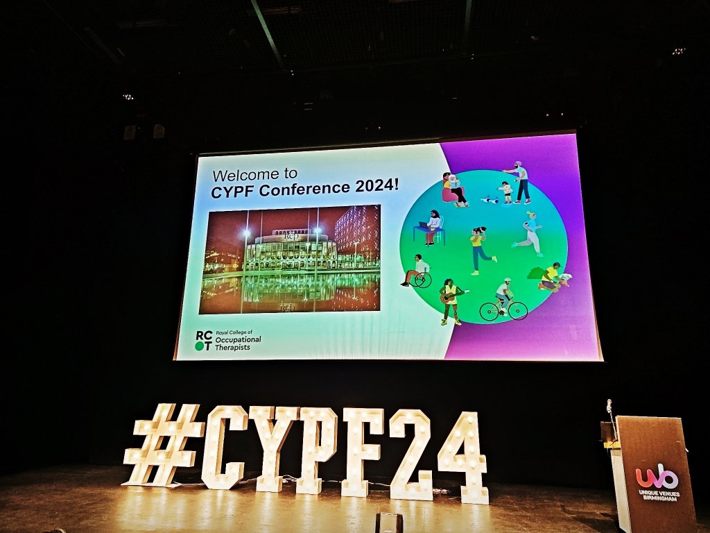 Absolutely delighted to be attending the CYPF conference representing <a href="/Childrens_Trust/">The Children's Trust</a> #CYPF24 #OTWeek2024 <a href="/MelanieBurrough/">Melanie Burrough</a>