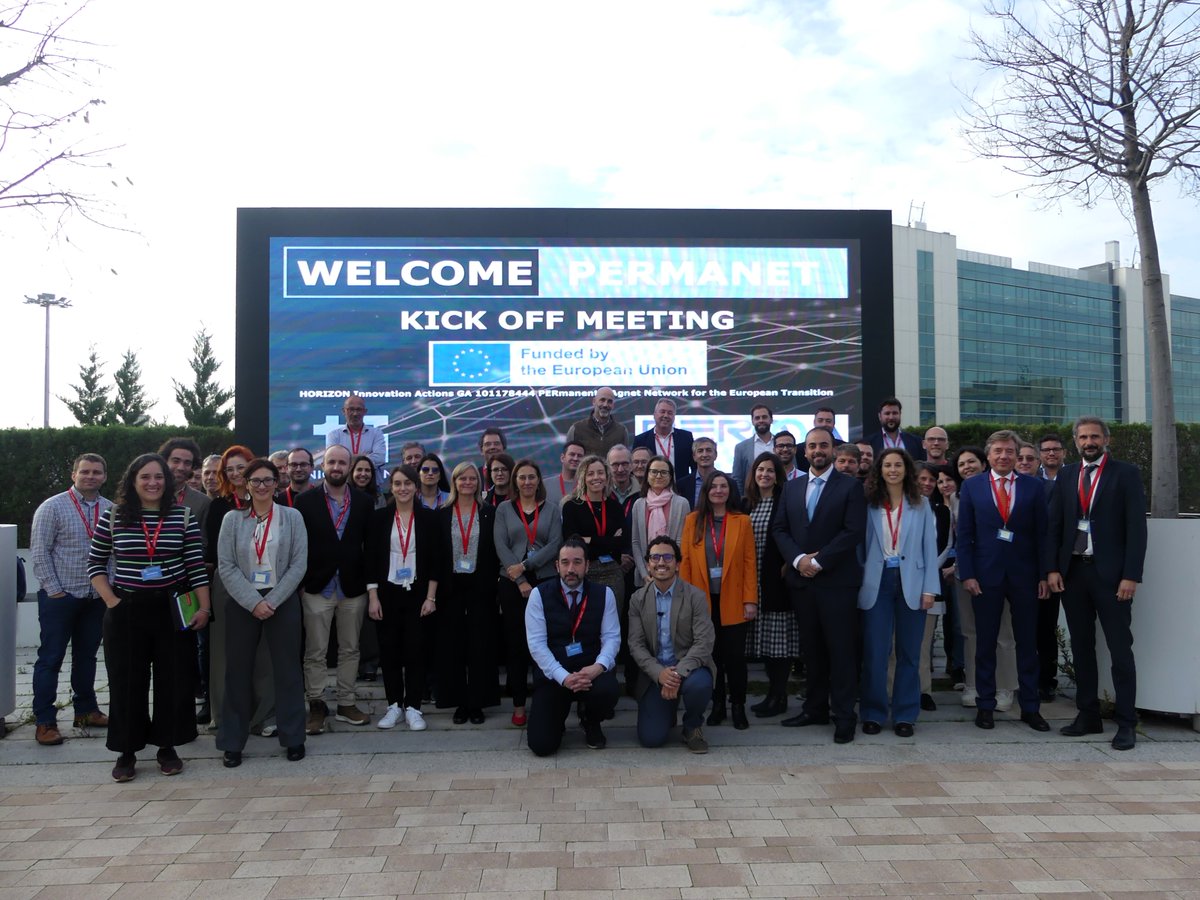 ISMC_cluster's tweet photo. 🌍 Kick-off of #PERMANET: a European project for a sustainable Rare Earth Elements (REE) innovation network 🚀. Launched at @TécnicasReunidas with 33 partners, it aims to transform the REE value chain. Supported by @EU_Commission and @HADEA. 

#Sustainability #Innovation #REE https://t.co/6qwcyEbt32