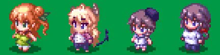 ミニミニドット絵まちカドまぞく追加分 