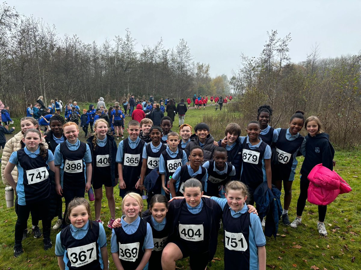 Our cross country runners from yesterday. A brilliant bunch who represented our school so well. Running their socks off while supporting each other and other competitors along the way!