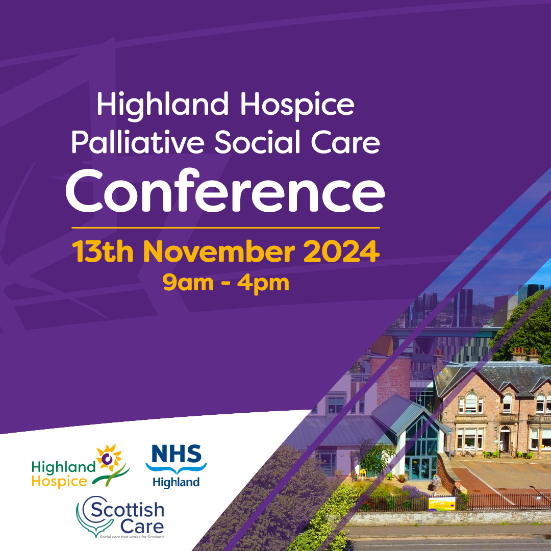 <a href="/HighlandHospice/">Highland Hospice</a> Palliative Social Care Conference will be happening next Wednesday! ⏰🌻

There is still time to read about our fantastic speakers and register for FREE at: highlandhospice.org/conference ✍️

<a href="/NHSHighland/">NHS Highland</a> <a href="/scottishcare/">Scottish Care</a>