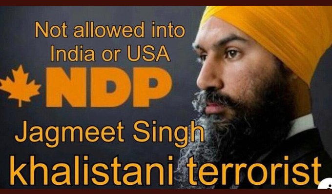 KrishnaKalagara's tweet photo. @TimesAlgebraIND Jagmeet Singh - Khalistani Terrorist https://t.co/XyP4TWEIVy