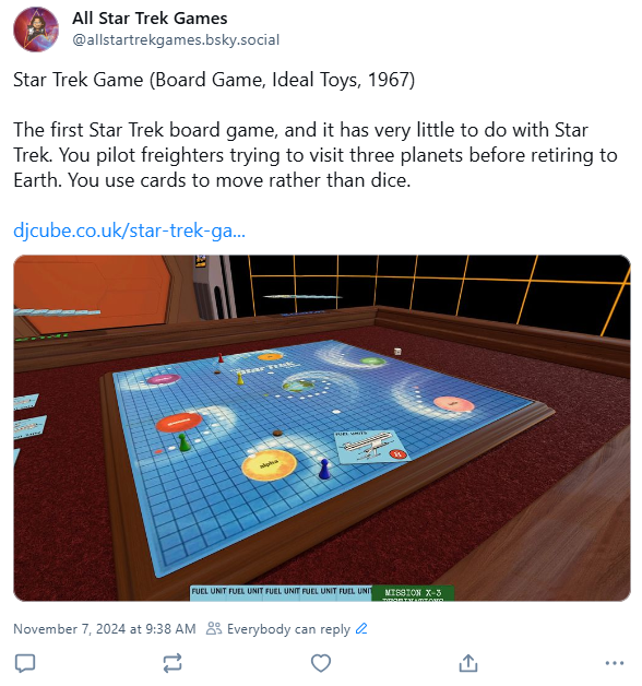 All Star Trek Games tweet media