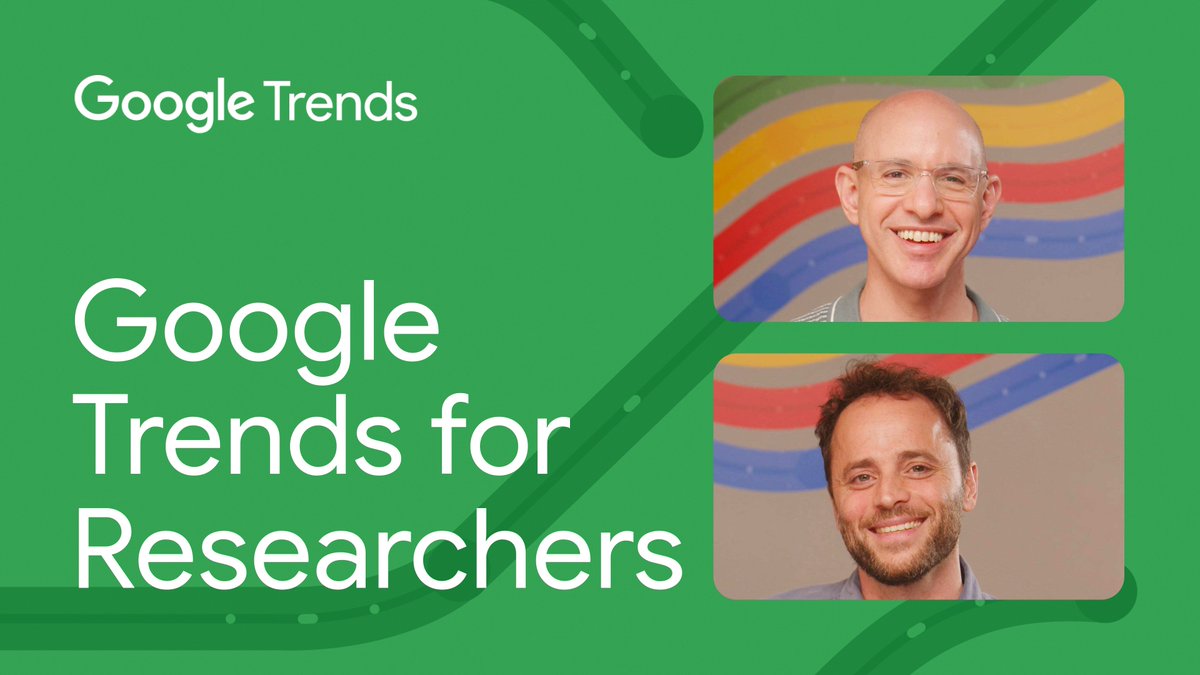 🔍 How can Google Trends data be used to research economic and health indicators? → goo.gle/3C6zu3I

Learn how researchers use search interest data to better understand the world around us, with examples like nowcasting GDP and tracking cancer searches.