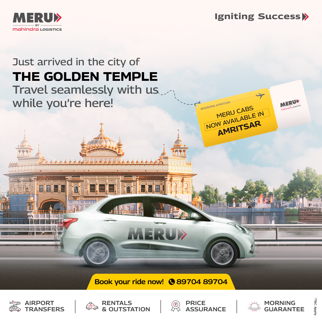 Mahindralog_MLL's tweet photo. Meru Cabs are now available in your cities to ensure your journeys are comfortable and convenient.
Book your ride now @ 8970489704
Download the ‘Meru Cabs’ App:
Google Play Store - https://t.co/kjsmXJtNXj
App Store - https://t.co/BD4pZvX1FS
#MeruCabs #MahindraLogistics https://t.co/K4ZonfqDRz