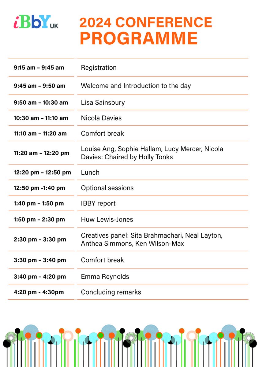 Neal Layton (@laytonneal) on Twitter photo Looking forward to Saturday - so many inspirational speakers - it's going to be a great day. <a href="/IBBYUK/">IBBY UK</a> <a href="/polarworld/">Dr Huw Lewis-Jones ๐ฆ๐ถ</a> @SitaBrahmachari <a href="/kenwilsonmax/">Ken Wilson-Max</a> <a href="/EmmaIllustrate/">Emma Reynolds ๐ฆ</a> โฆ@apricotfox and more...
โฉ Looking forward to Saturday - so many inspirational speakers - it's going to be a great day. <a href="/IBBYUK/">IBBY UK</a> <a href="/polarworld/">Dr Huw Lewis-Jones ๐ฆ๐ถ</a> @SitaBrahmachari <a href="/kenwilsonmax/">Ken Wilson-Max</a> <a href="/EmmaIllustrate/">Emma Reynolds ๐ฆ</a> โฆ@apricotfox and more...
โฉ