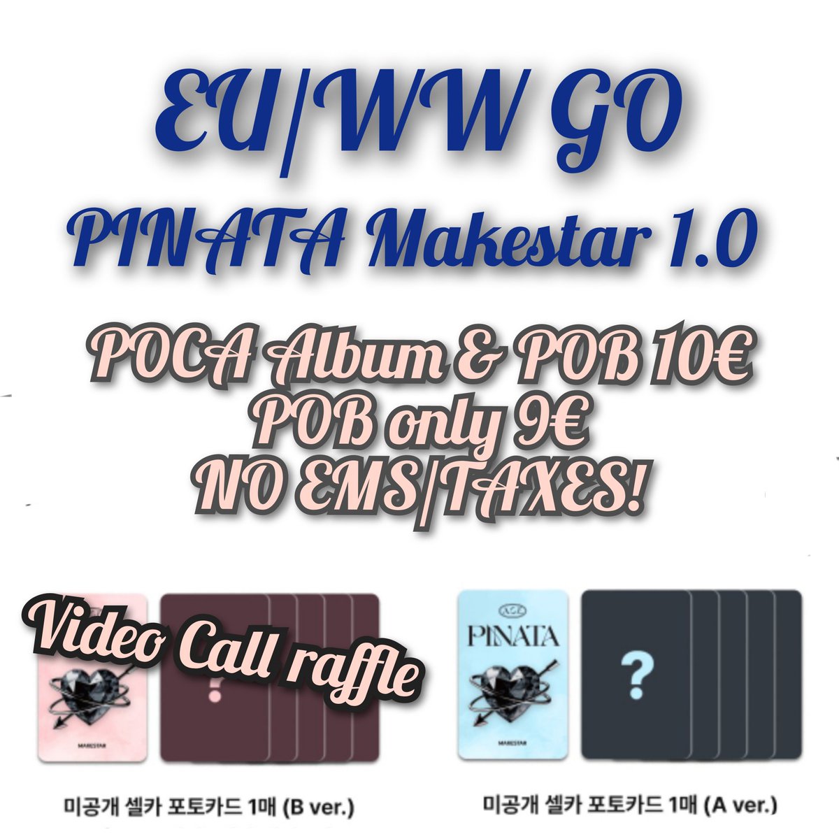 ex__traordinary's tweet image. PINATA EU/WW GO

#wtsace #acepob #acepc #acealbum #acesell #aceselling