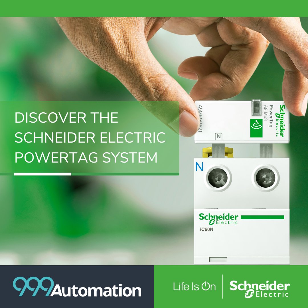 999Automation's tweet image. Transform your Energy Monitoring with PowerTag!

@SchneiderElec's PowerTag wireless energy sensors are the world's smallest wireless energy monitoring solution, offering real-time visibility into your electrical panels &amp;gt;&amp;gt; goto.999automation.com/8auJ4f
