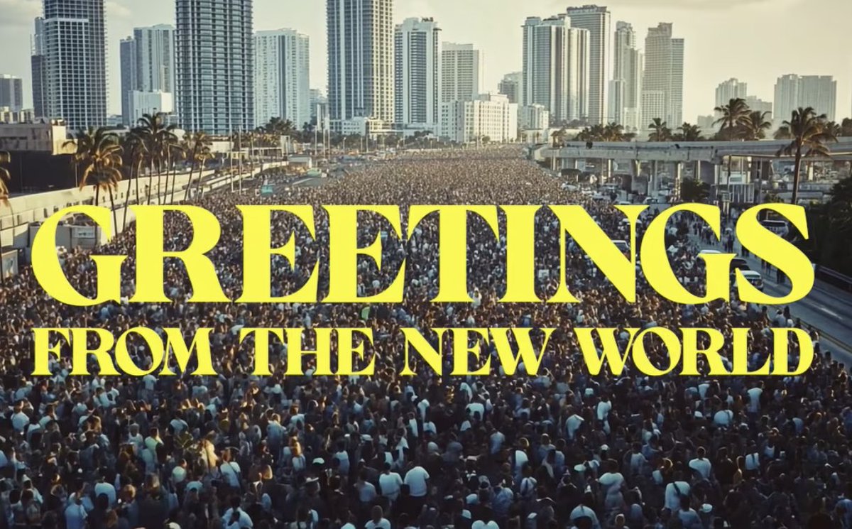GREETINGS FROM THE NEW WORLD 👋🏼
vimeo.com/1019818521?ref…

Discover BeyondHuman’s latest production, the AI-based documentary film. 
Imagine a new world, a place where humanity has lost its former shape and emerged fused with technology, in a cold, disconnected form of evolution.