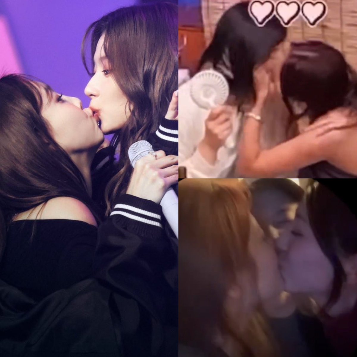 mnymilf's tweet photo. TWICE GIRL KISSERS https://t.co/OkKFdc0u7w